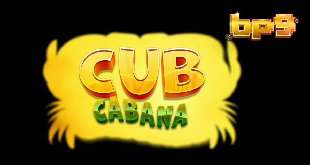 Tampilan antarmuka seluler slot Cub Cabana dengan tema pesta tropis