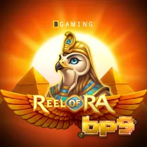 Tampilan visual slot Reel of Ra dengan simbol koin dan tema Mesir kuno.